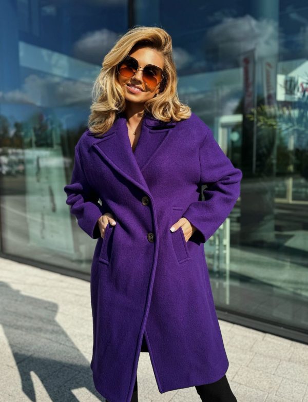 Wełniany Płaszcz Pinko Inning