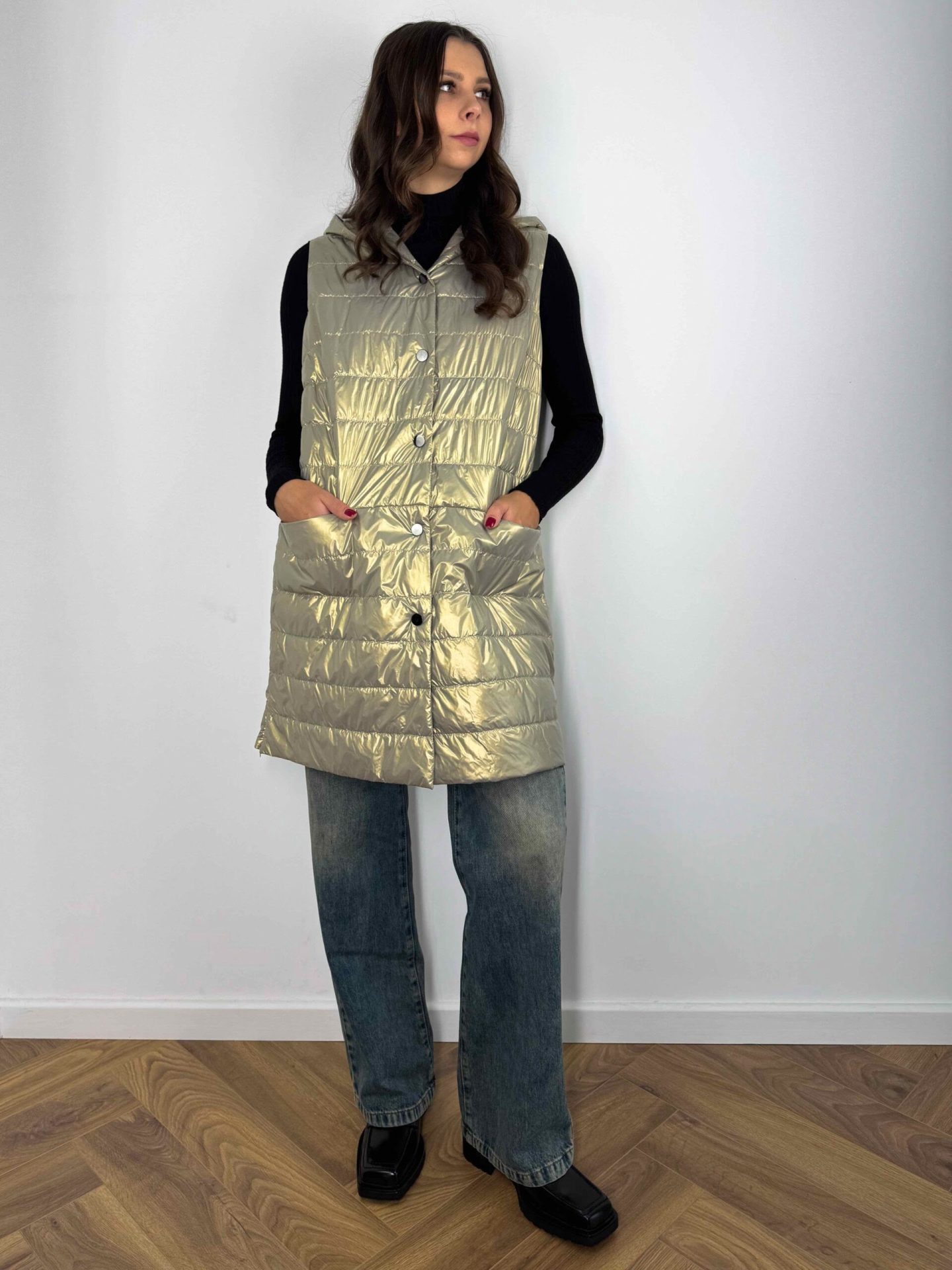 Złota Kamizelka z kapturem Boca Złota Kamizelka z kapturem Boca