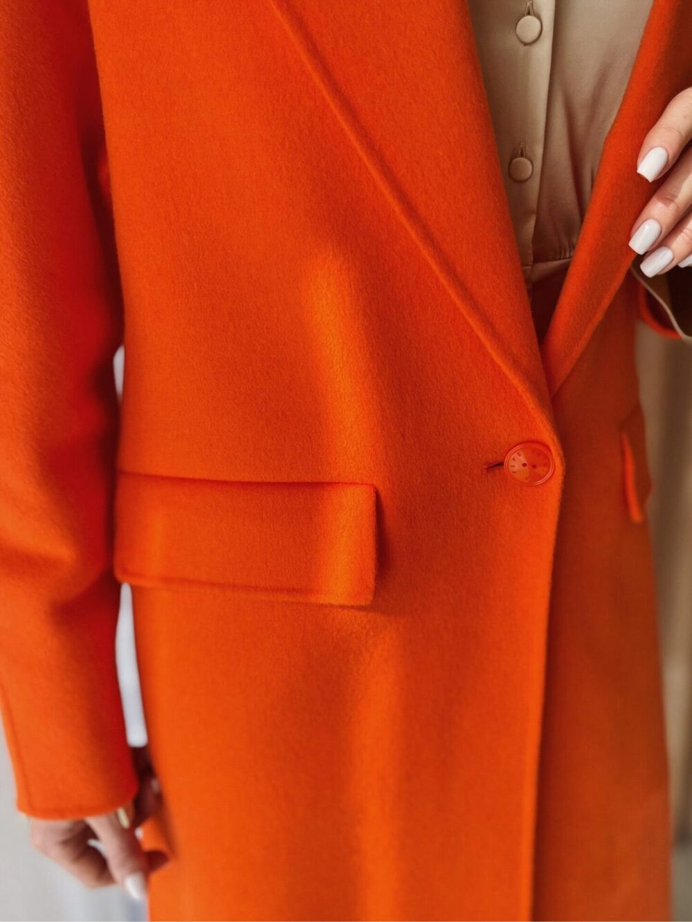 Wełniany płaszcz Patrizia Pepe