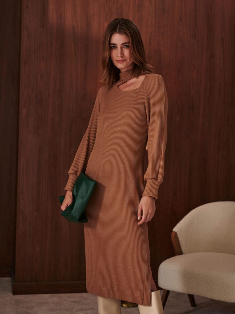 Dzianinowa sukienka Anataka