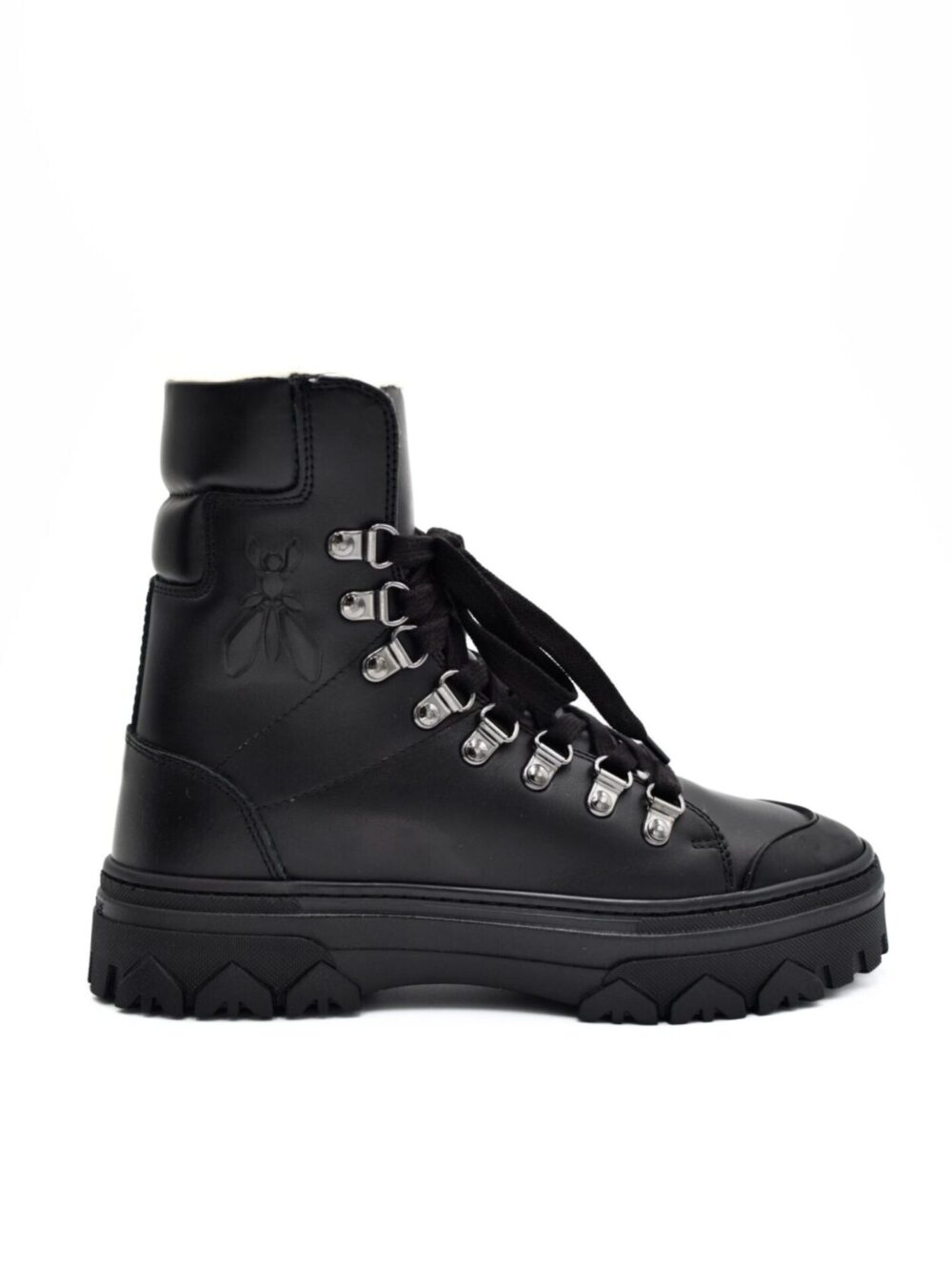 Skórzane trapery Patrizia Pepe