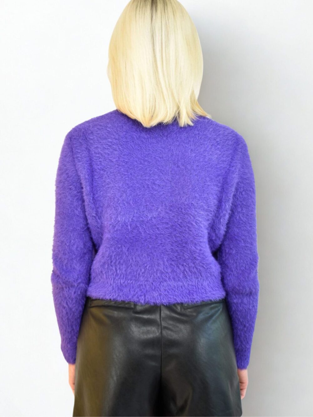 Fioletowy kardigan Drive In Pinko