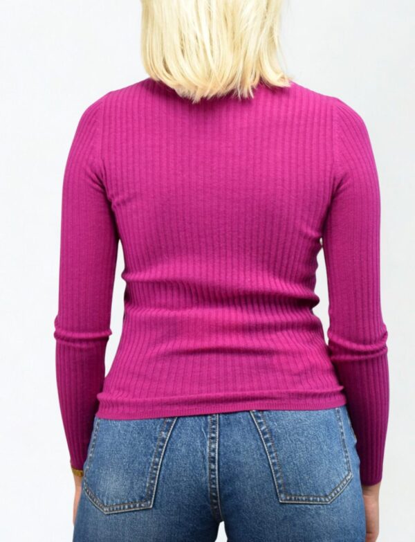 Różowy wełniany półgolf Pinko