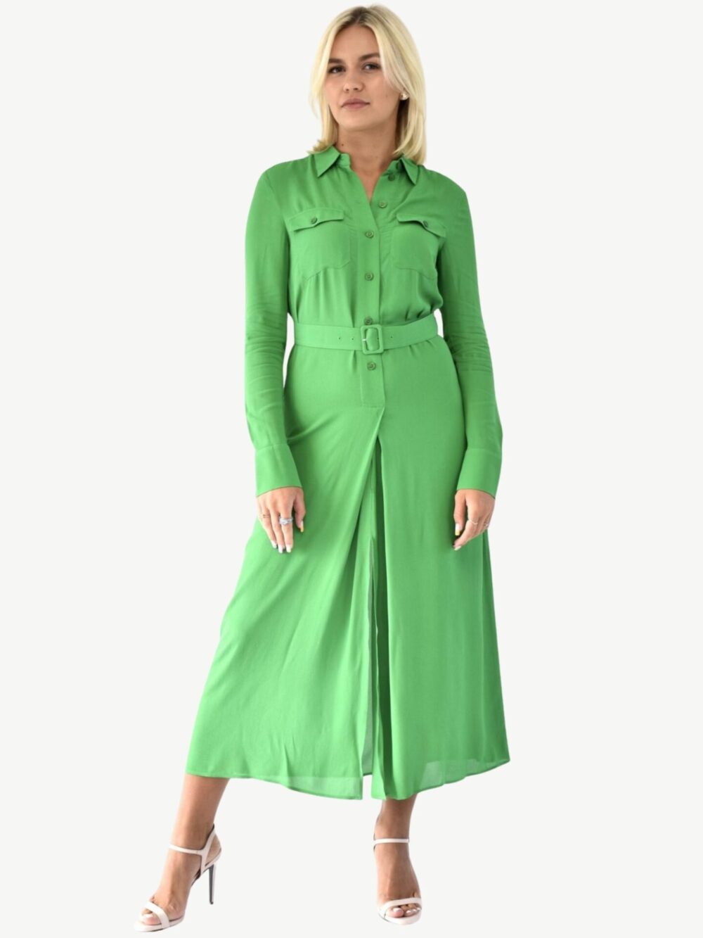 Zielona Szmizjerka Pinko z wiskozy