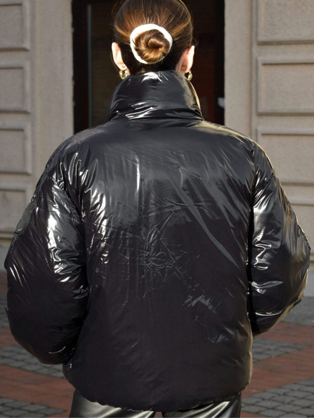 Czarna Kurtka Ianna Imbottito Pinko