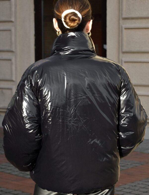 Czarna Kurtka Ianna Imbottito Pinko