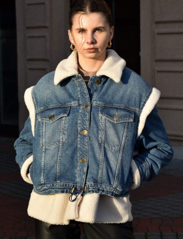 Kurtka jeansowa Zigare Giubbino Pinko