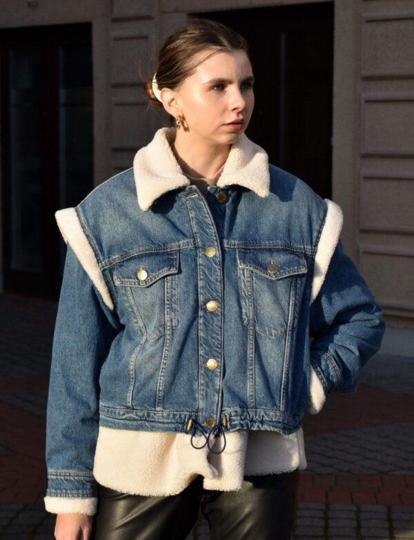 Kurtka jeansowa Zigare Giubbino Pinko