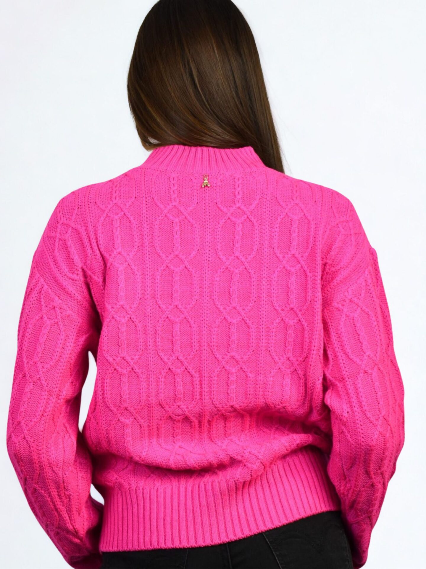 Różowy sweter Patrizia Pepe Różowy sweter Patrizia Pepe