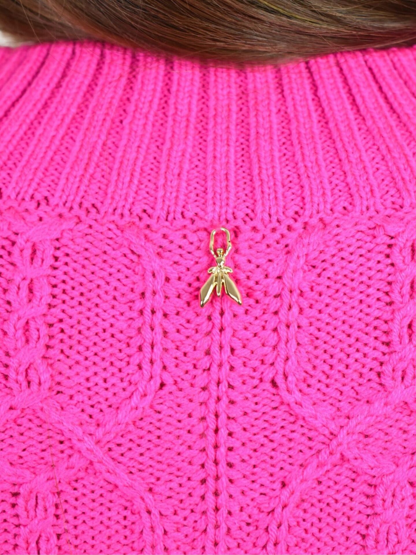 Różowy sweter Patrizia Pepe Różowy sweter Patrizia Pepe