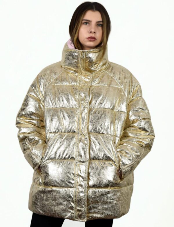 Złota Kurtka Pinko Brunella