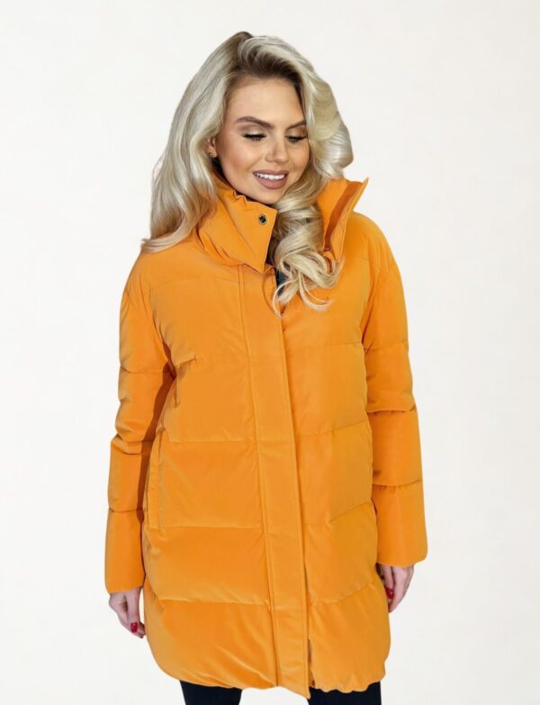 Pomarańczowa Kurtka Patrizia Pepe