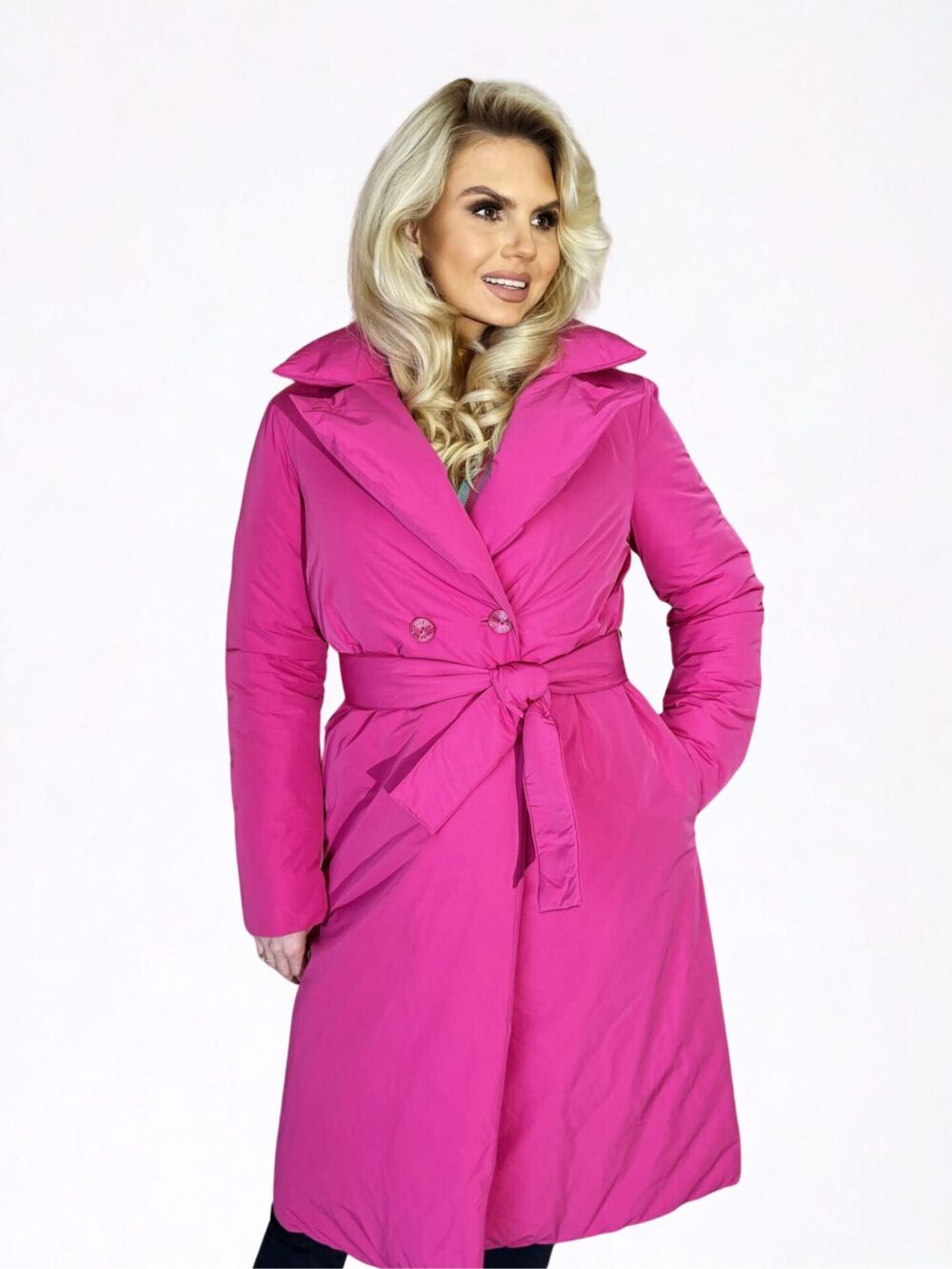 Puchowy Płaszcz Patrizia Pepe