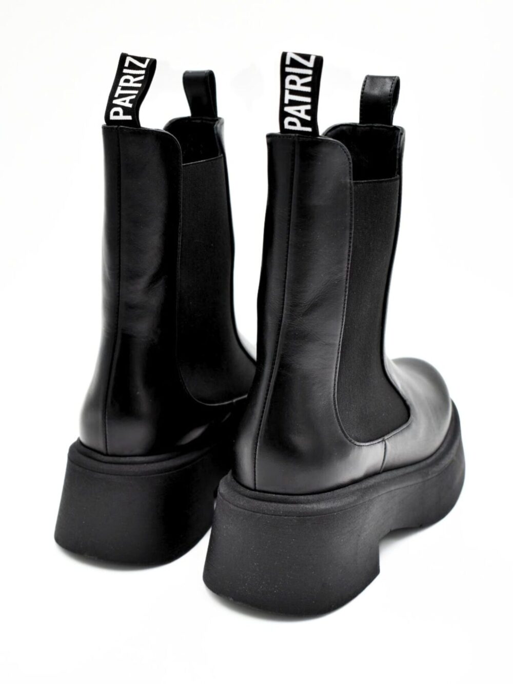 Skórzane sztyblety damskie Patrizia Pepe