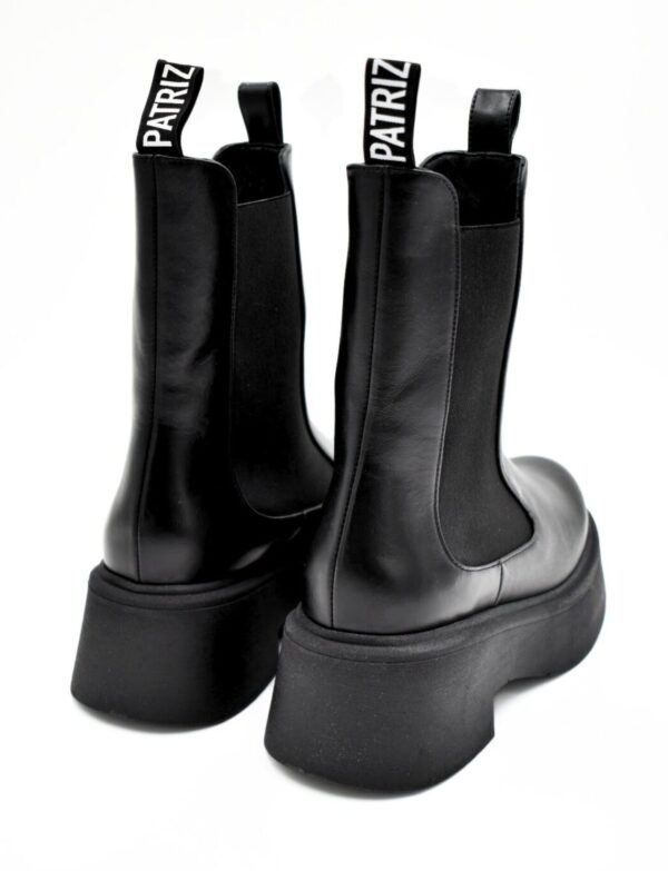 Skórzane sztyblety damskie Patrizia Pepe