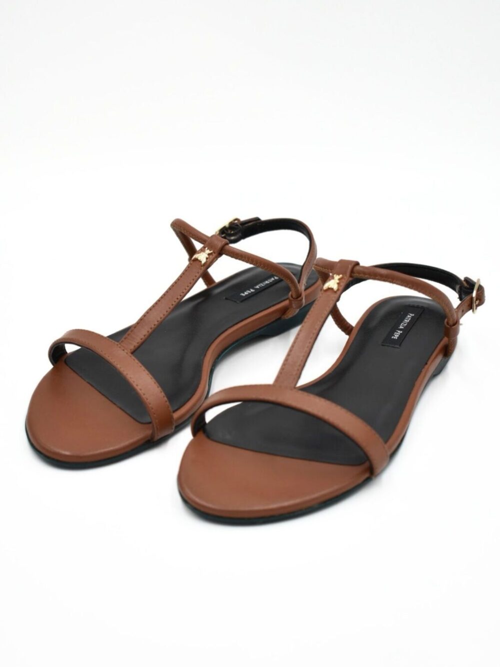 Brązowe sandały Patrizia Pepe