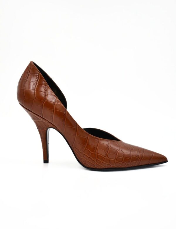 Brązowe szpilki Patrizia Pepe