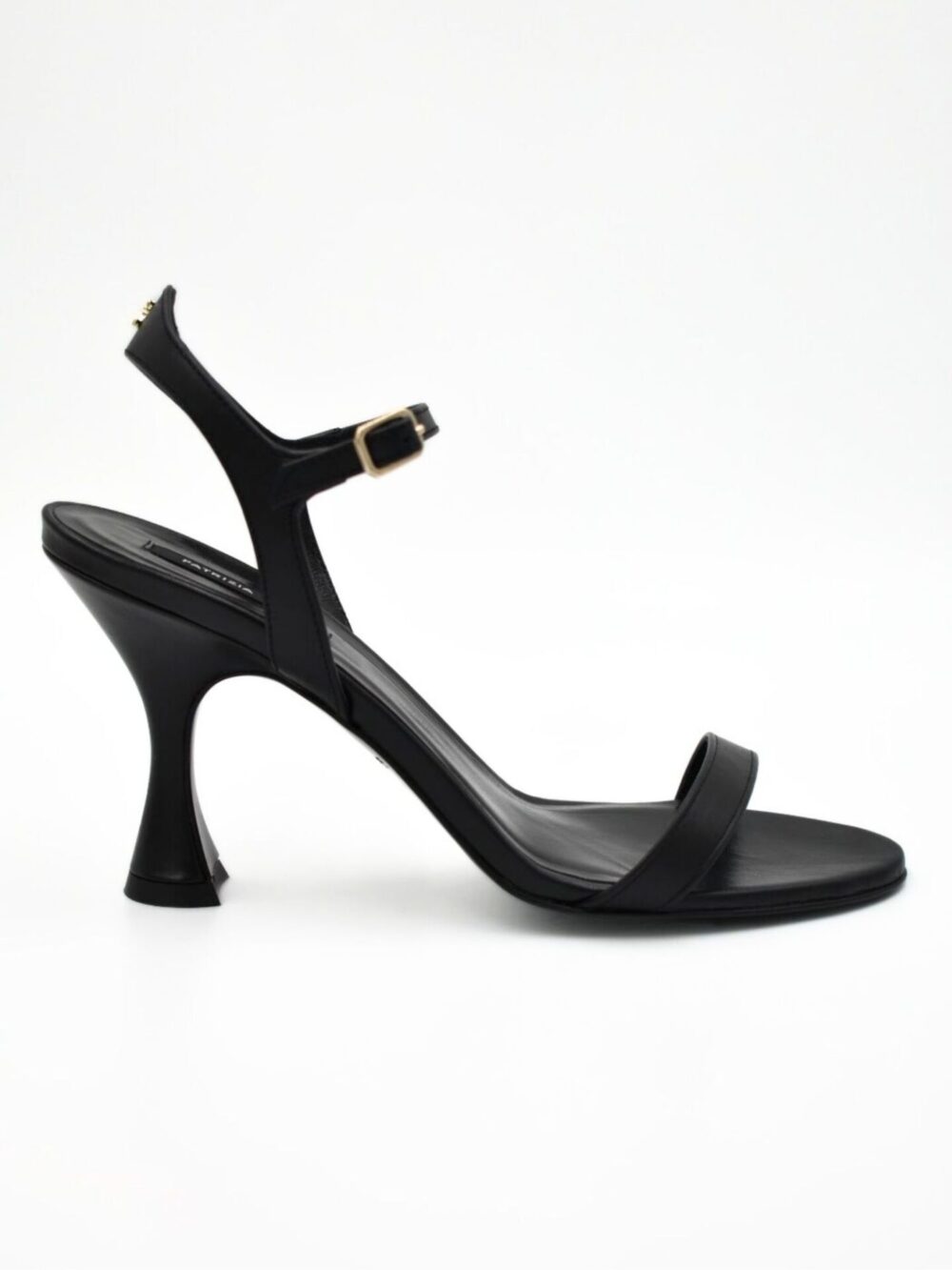 Czarne sandały na szpilce Patrizia Pepe