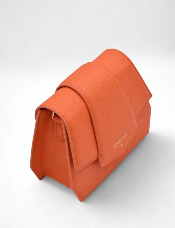 Pomarańczowa skórzana torebka Patrizia Pepe