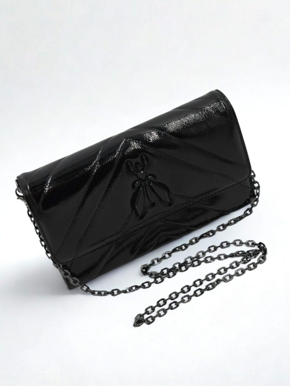 Czarna kopertówka Patrizia Pepe