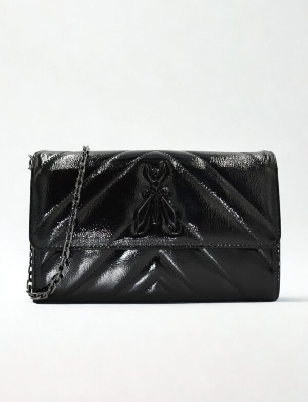 Czarna kopertówka Patrizia Pepe