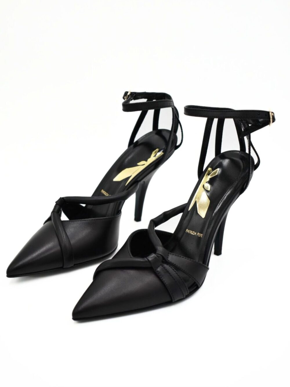 Skórzane szpilki Patrizia Pepe