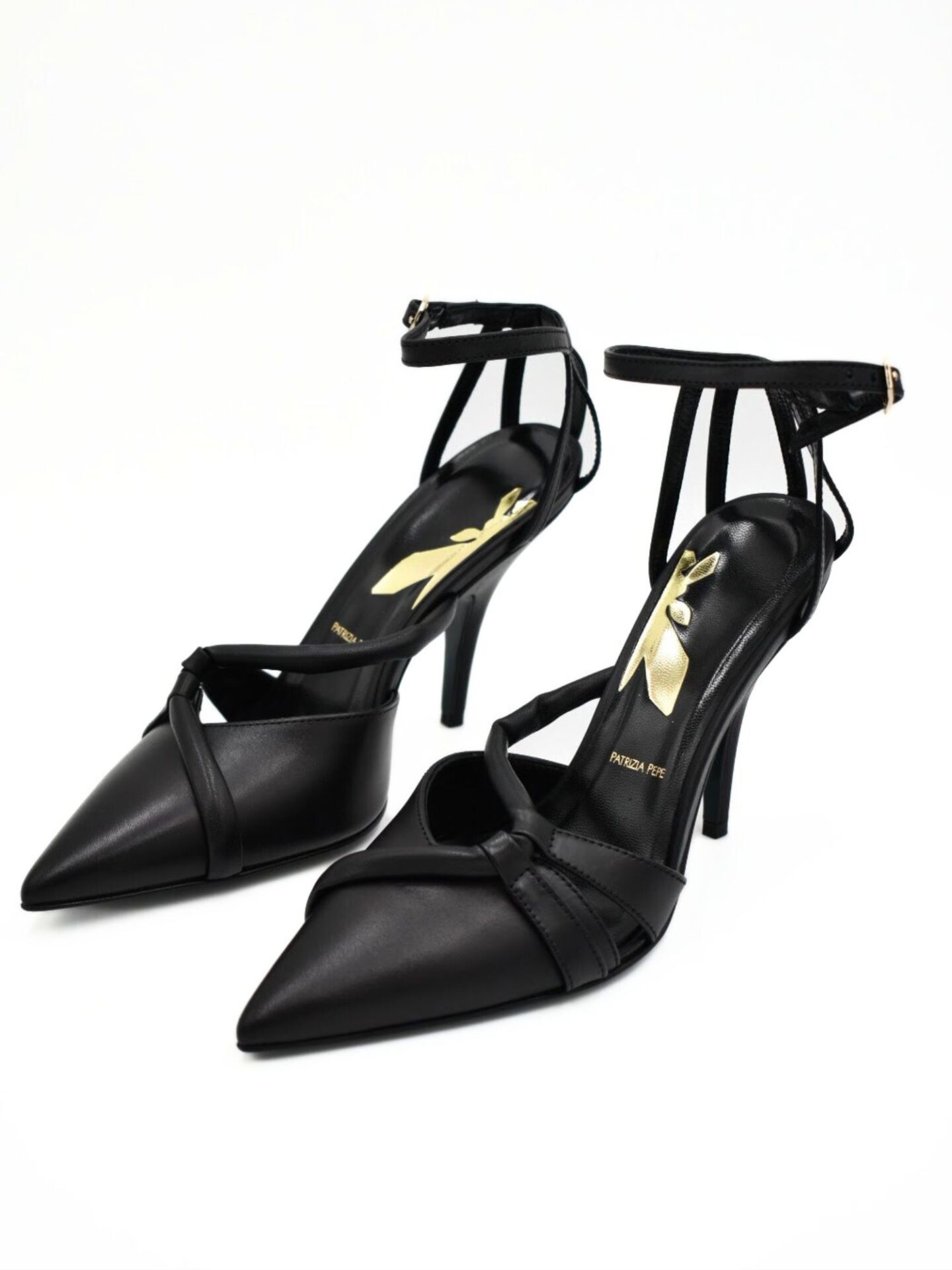 Skórzane szpilki Patrizia Pepe Skórzane szpilki Patrizia Pepe