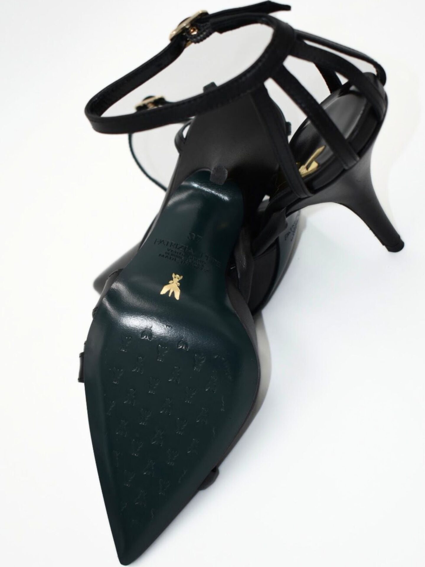 Skórzane szpilki Patrizia Pepe Skórzane szpilki Patrizia Pepe