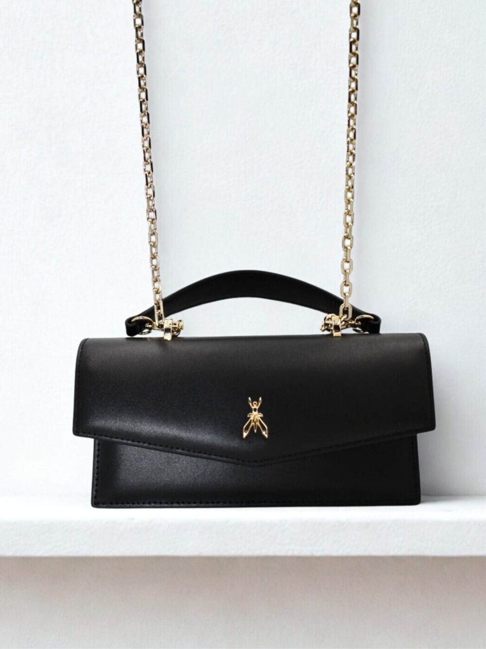 Czarna elegancka torebka Patrizia Pepe