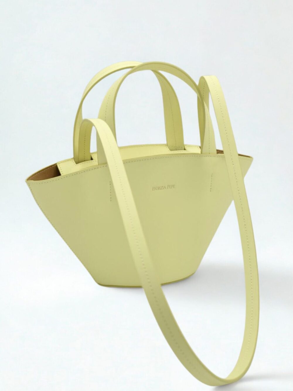 Limonkowa torebka Patrizia Pepe