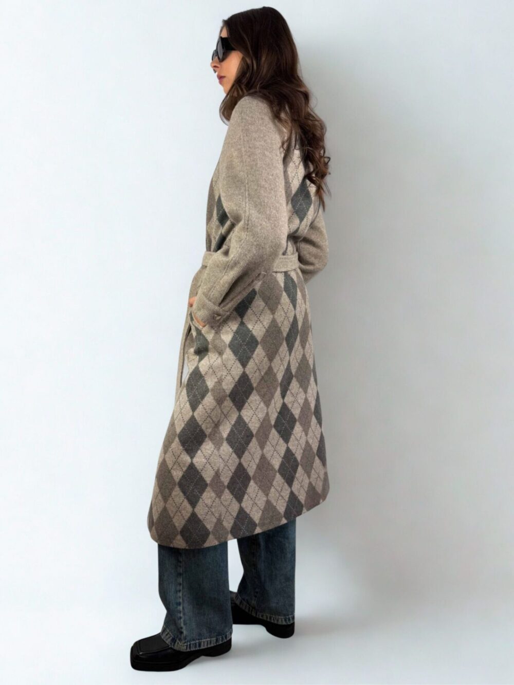 Beżowy płaszcz Boca