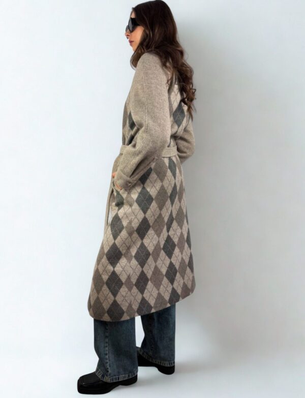 Beżowy płaszcz Boca