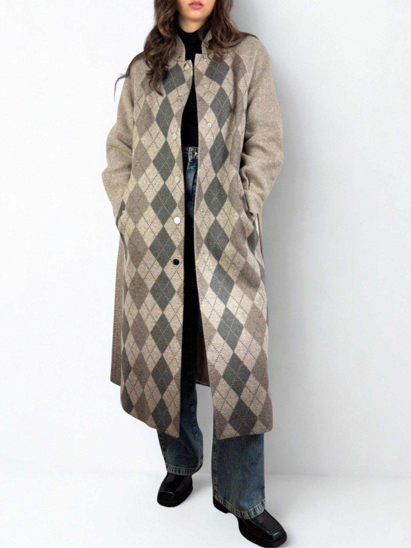 Beżowy płaszcz Boca