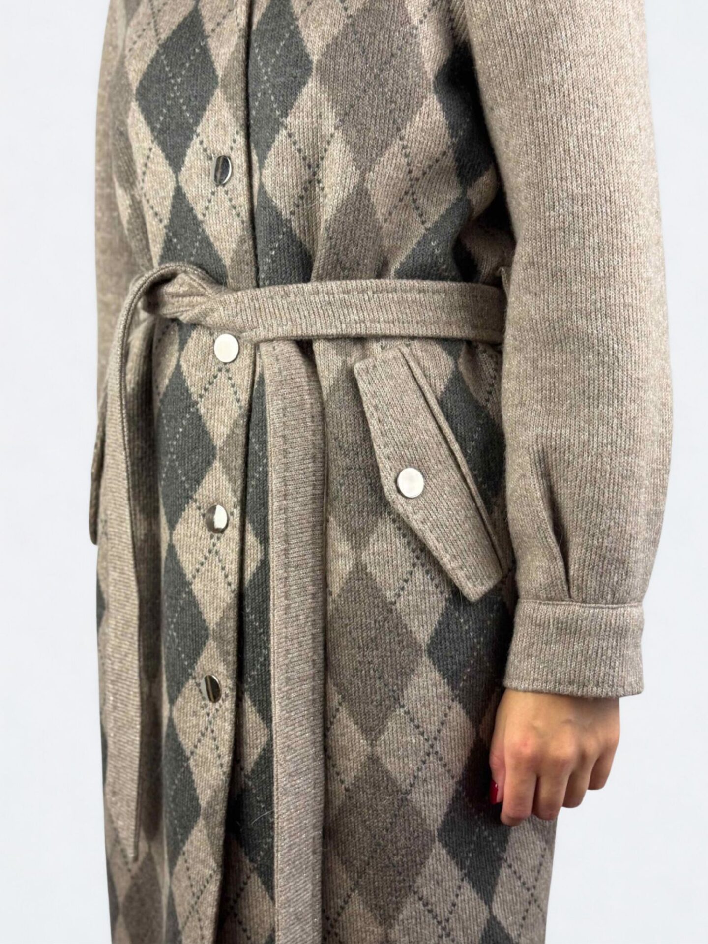 Beżowy płaszcz Boca Beżowy płaszcz Boca