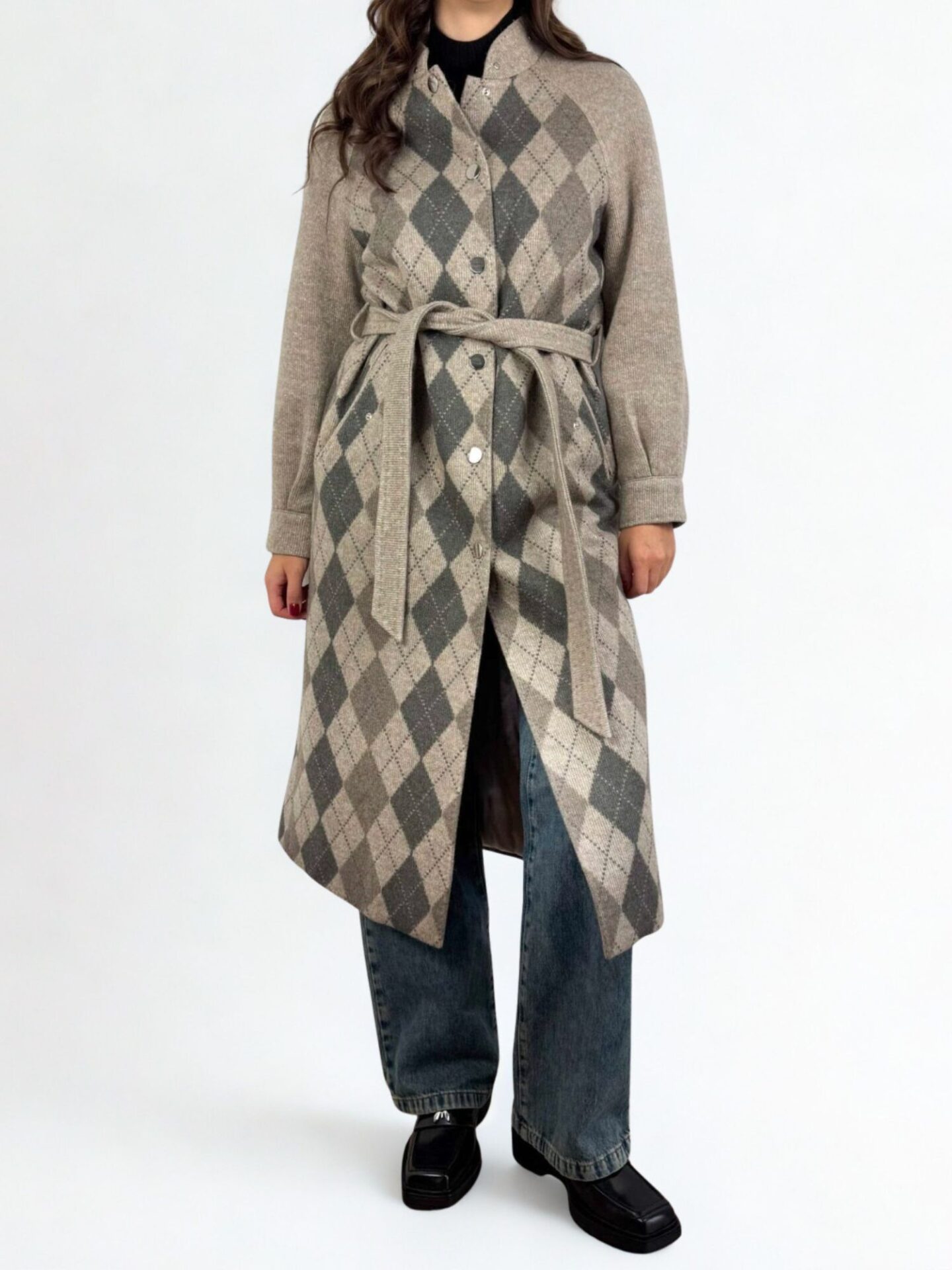 Beżowy płaszcz Boca Beżowy płaszcz Boca