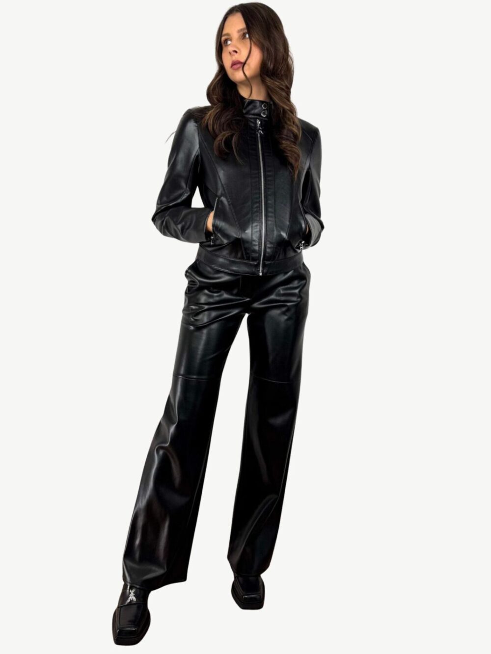 Czarne spodnie Patrizia Pepe