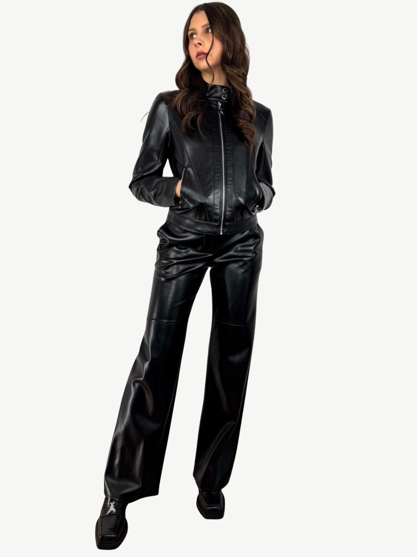 Czarne spodnie Patrizia Pepe Czarne spodnie Patrizia Pepe