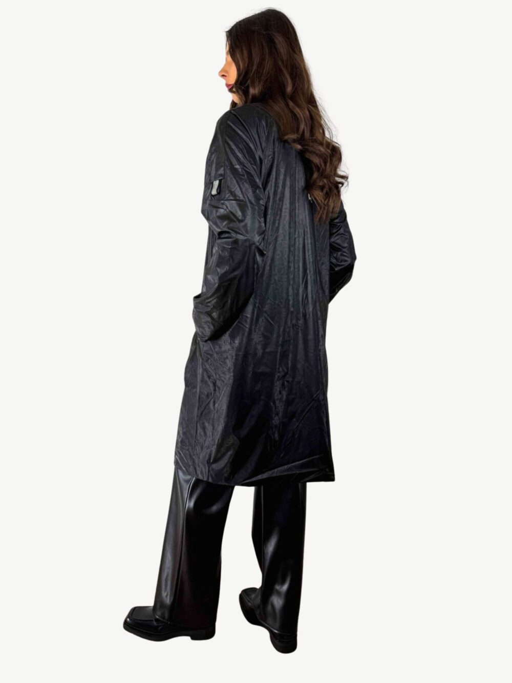 Czarny płaszcz Boca