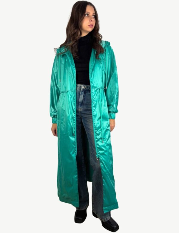 Długi Płaszcz z kapturem Patrizia Pepe