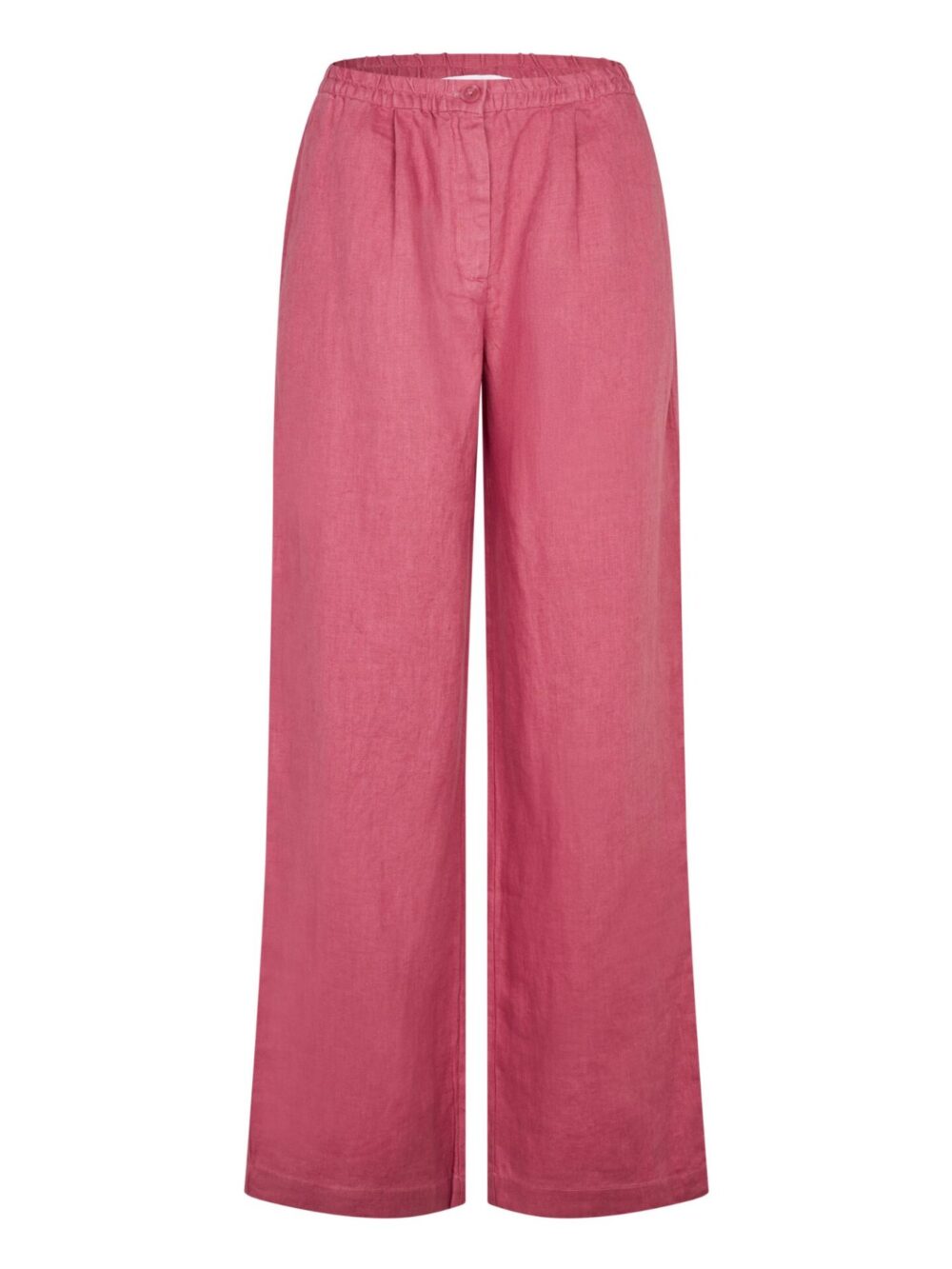 Lniane spodnie Satove Samsøe Samsøe