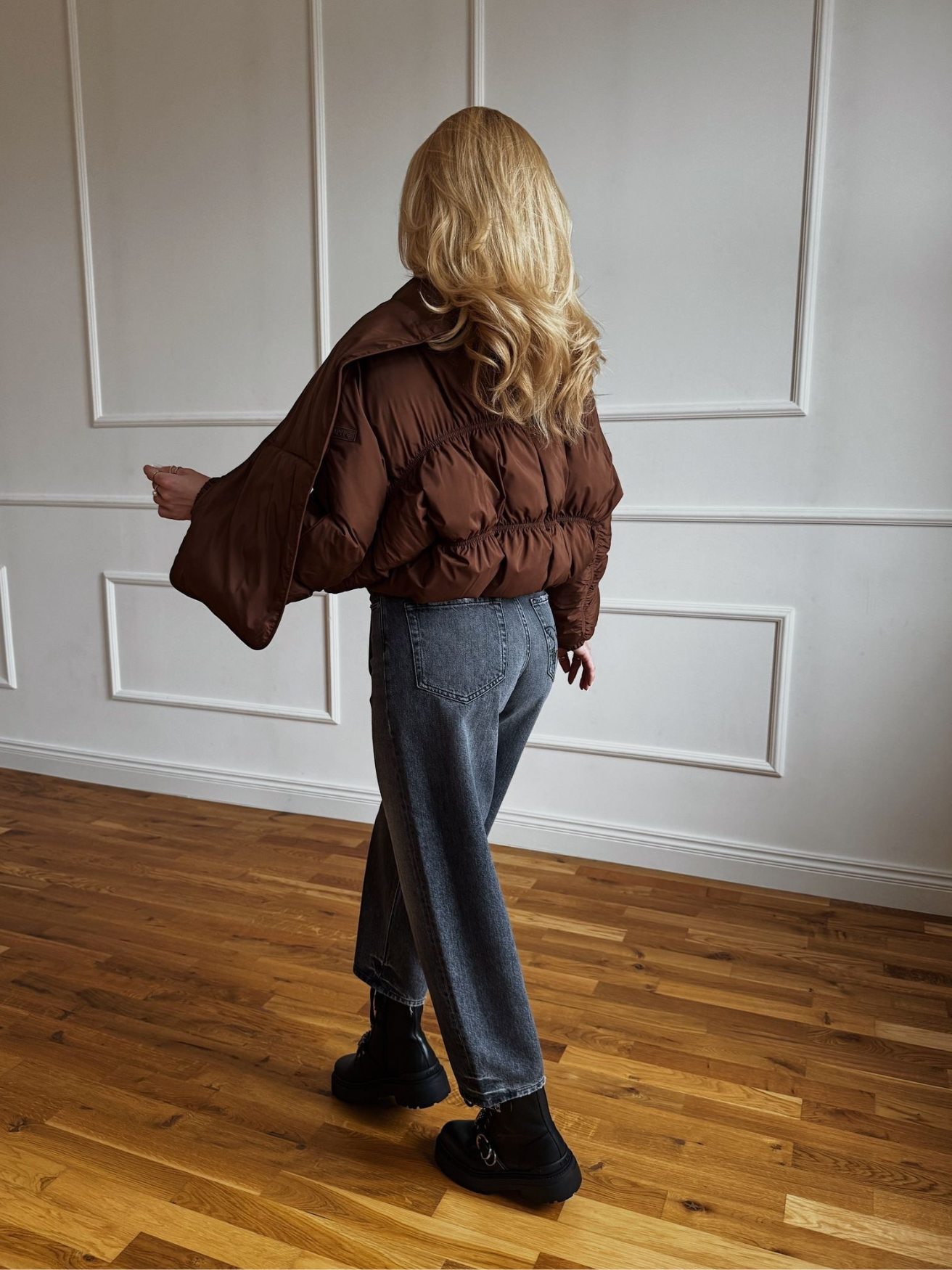 Kurtka z odpinanym szalikiem Patrizia Pepe Kurtka z odpinanym szalikiem Patrizia Pepe