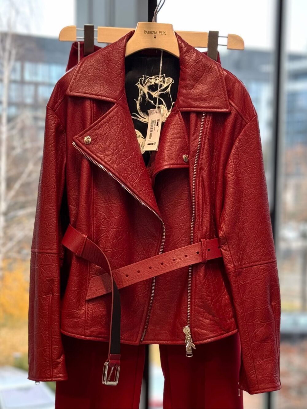 Skórzana Kurtka Patrizia Pepe