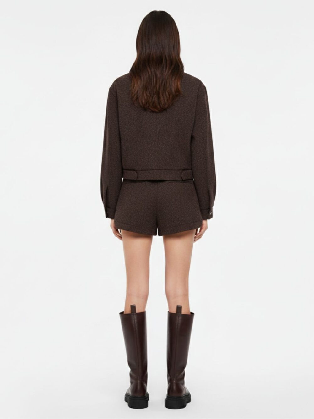 Brązowa kurtka Patrizia Pepe