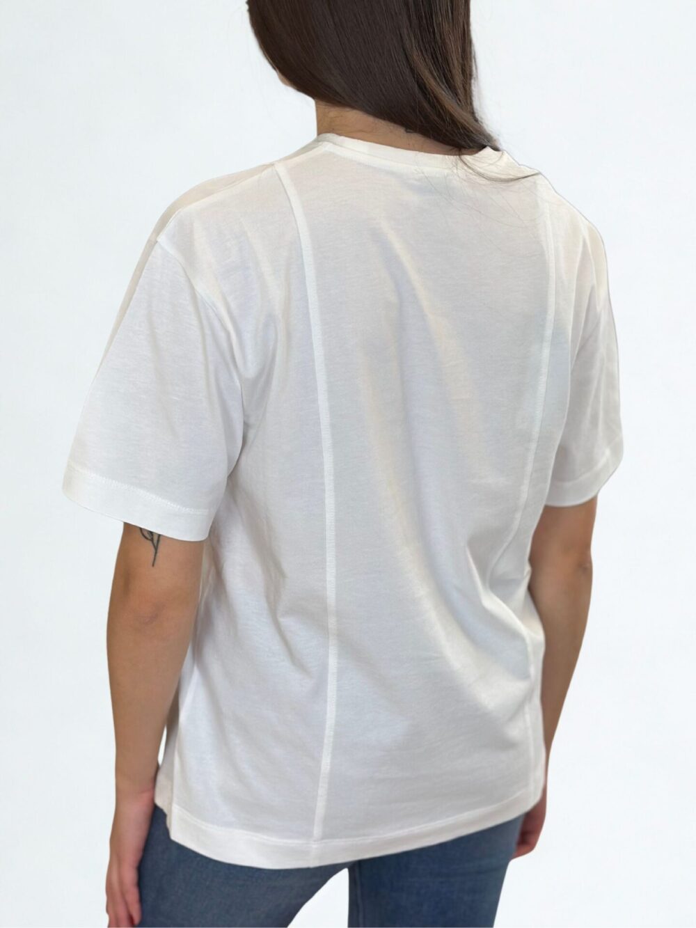 Biały T-shirt Tortino Pinko