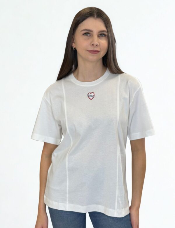 Biały T-shirt Tortino Pinko