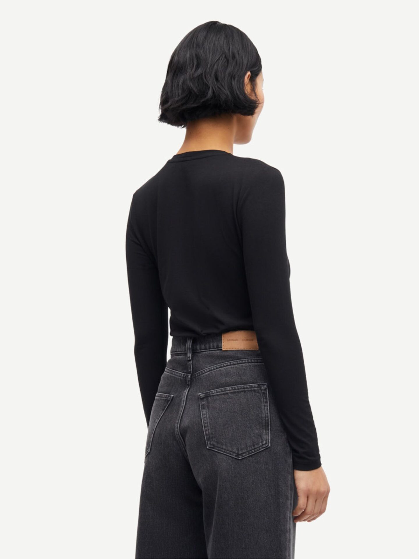 Czarna bluzka Ester Samsøe Samsøe Czarna bluzka Ester Samsøe Samsøe