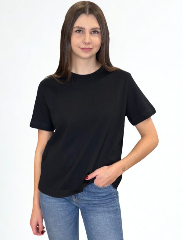 Czarny t-shirt Camino Samsøe Samsøe