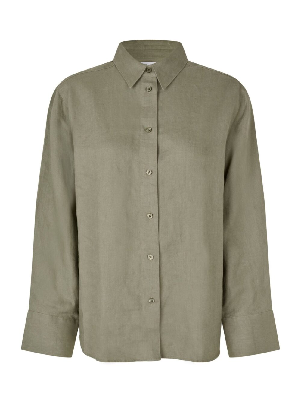 Lniana koszula Samsøe Samsøe