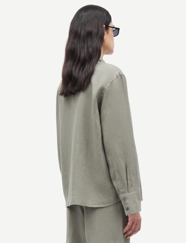 Lniana koszula Samsøe Samsøe