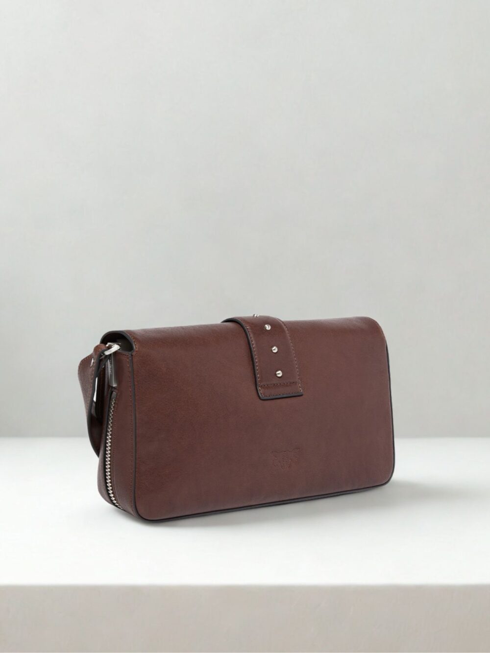 Skórzana torebka Pinko Slouchy